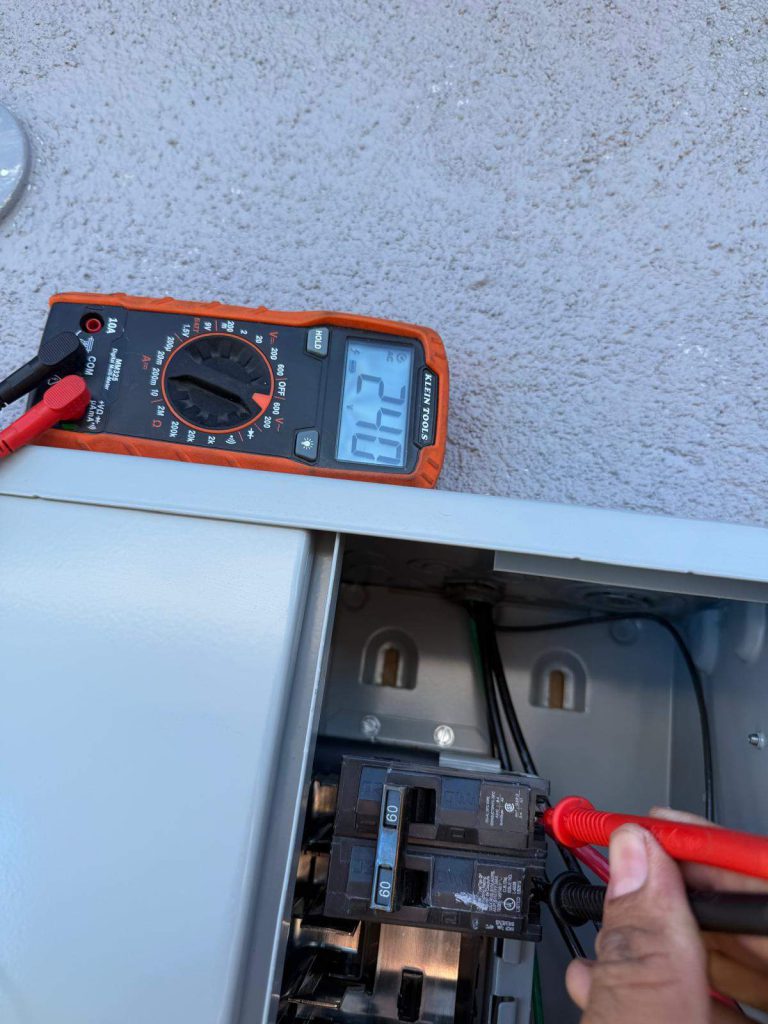 Electrical diagnostics performed by LG Electric